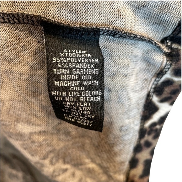 Sanctuary Camp Patch Pocket Knit Cardigan Fearless Feline Leopard Print XS New - Picture 5 of 6